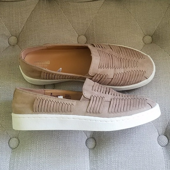 Mossimo Supply Co. Shoes - Mossimo beige textile suede loafers